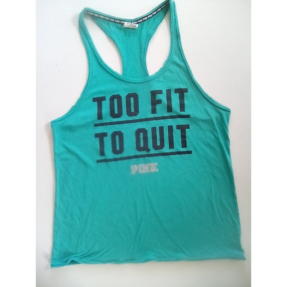 PINK Victoria's Secret Racerback Tank Top Workout Fitness XS - Picture 1 of 3